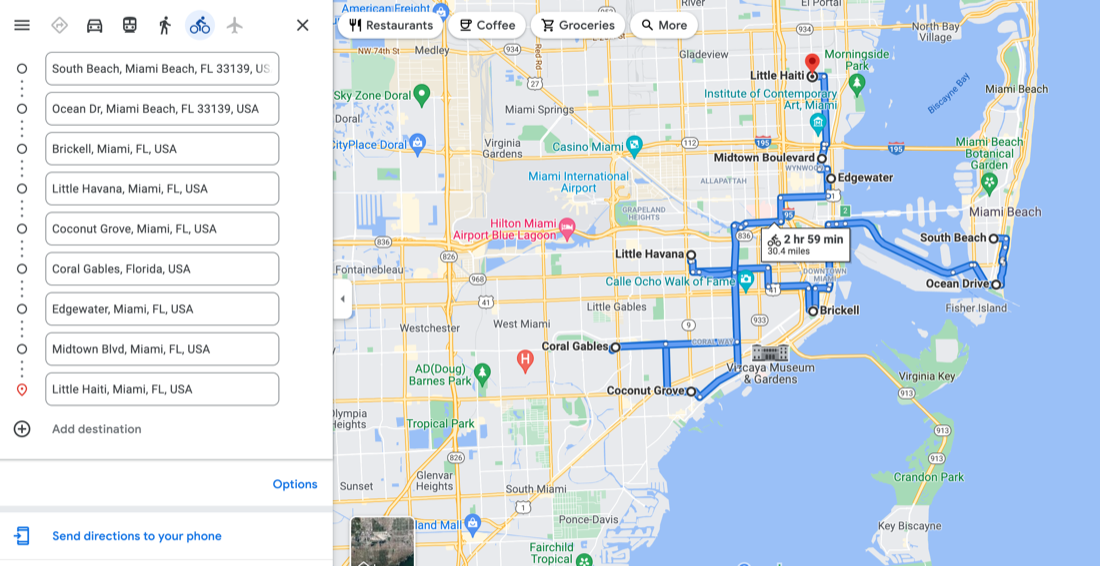 Miami Neighborhood Map 