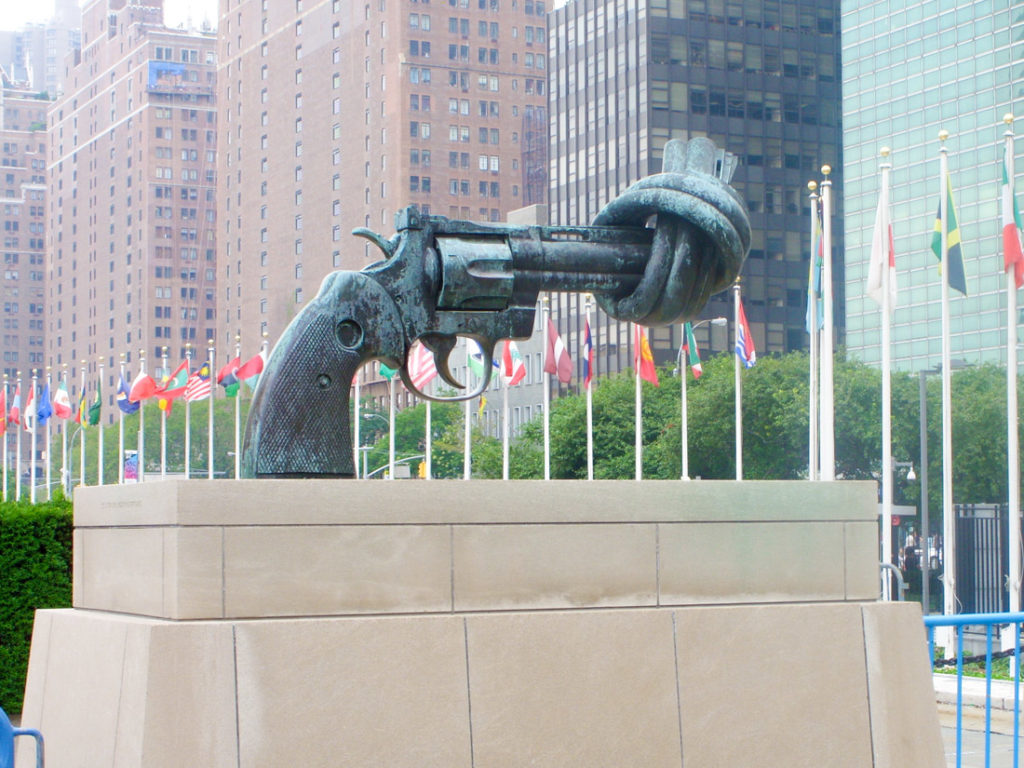United Nations Gun Monument