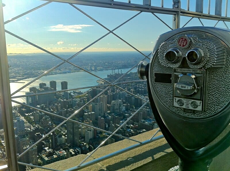 Views of NYC from Empire State Building