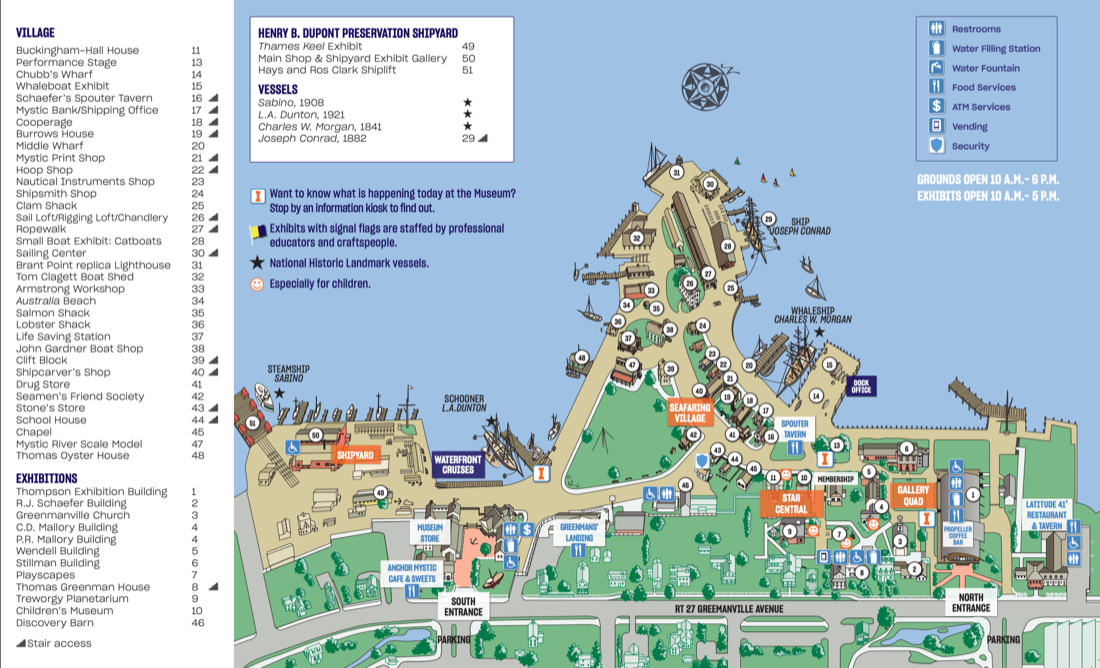 Mystic Seaport Map