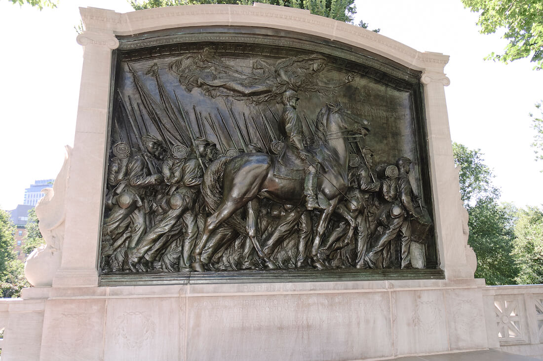 Robert Gould Shaw and the Massachusetts 54th Regiment Memorial in Boston on the Black Heritage Trail