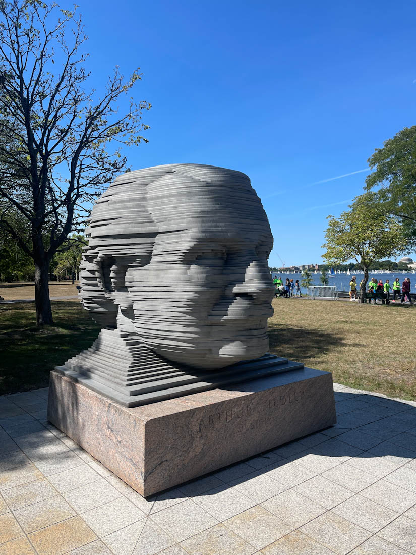 Arthur Fielder Charles River statue Esplanade Boston Massachusetts