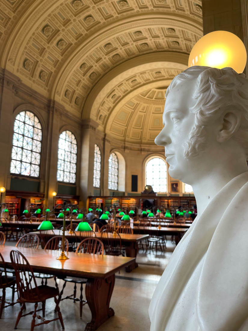 Bated Hall Boston Public Library Massachusetts