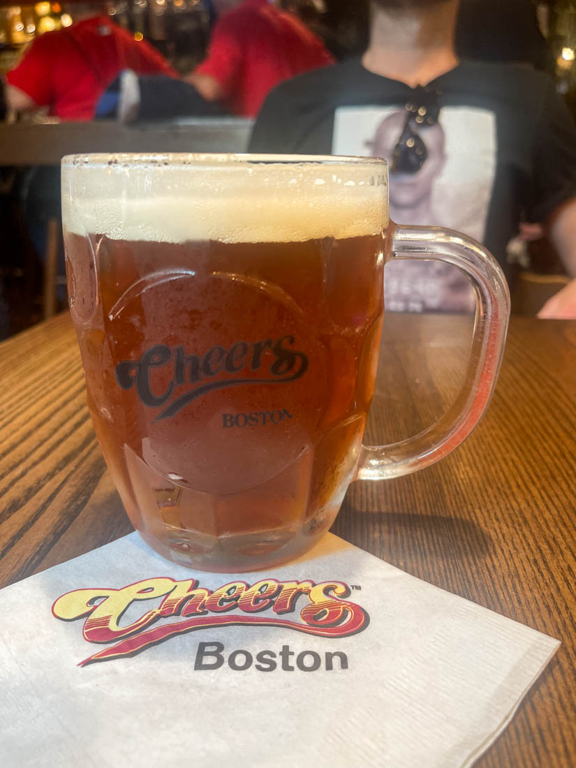 Beer at Cheers in Boston Massachusetts