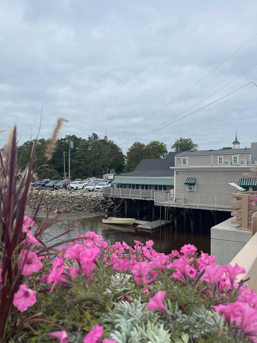 Kennebunk River flowers Maine