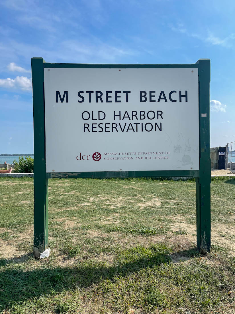 M Street Beach at south Boston Massachusetts