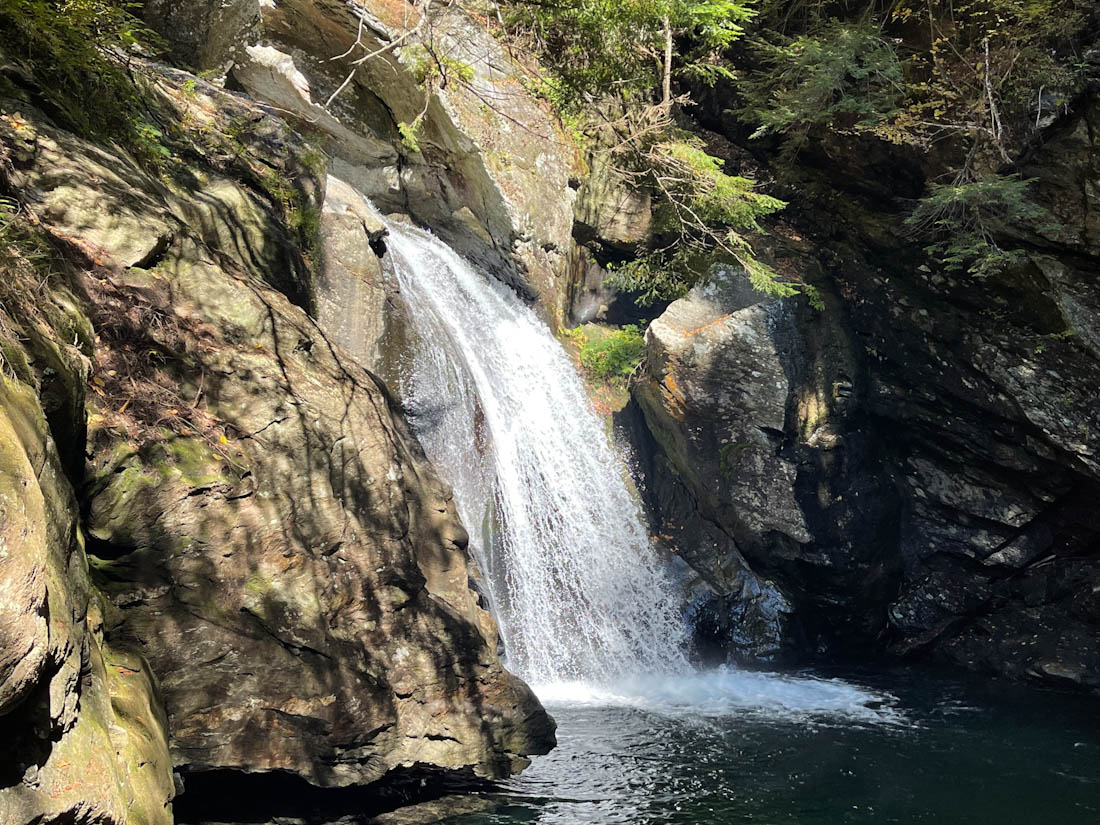 Bingham Falls Stowe in Vermont