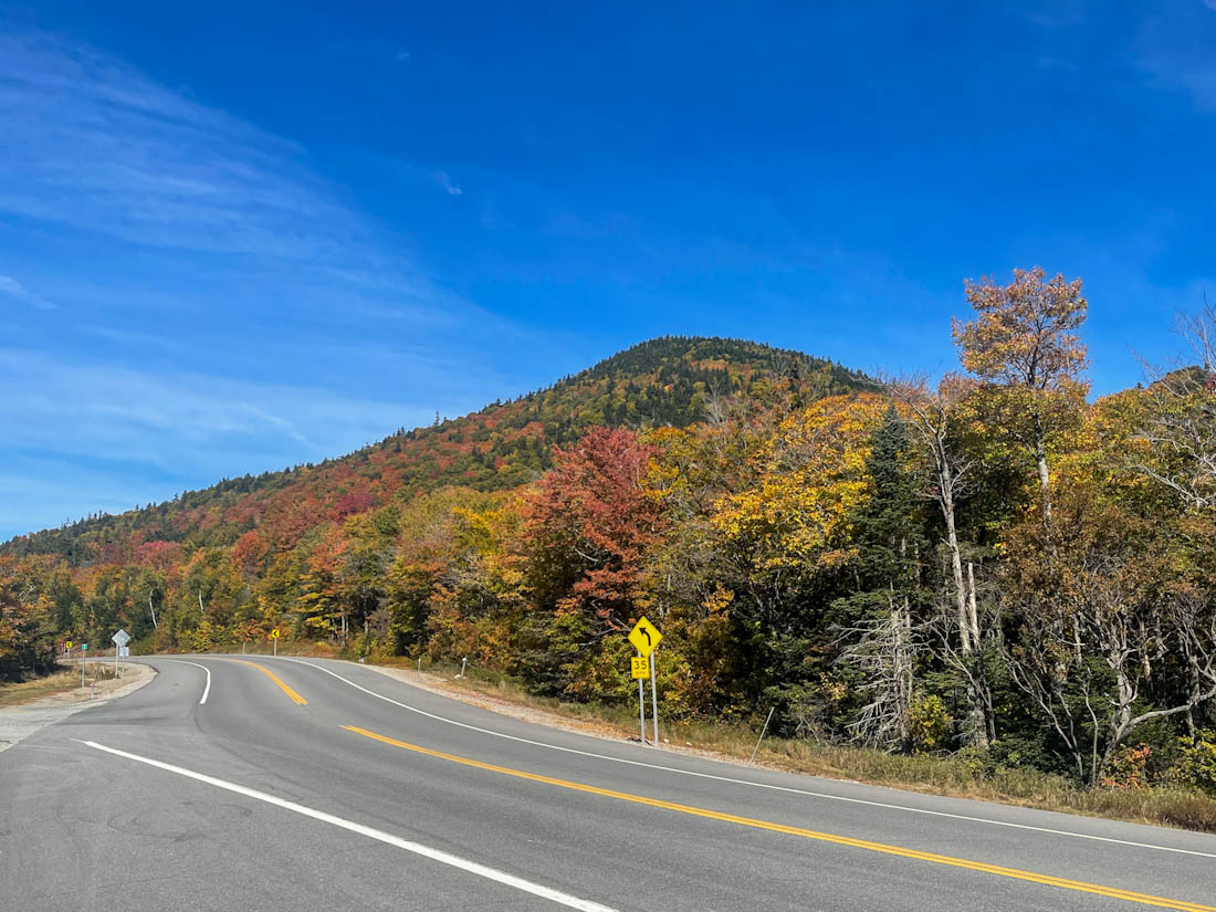 Crawford Notch road fall New Hampshire