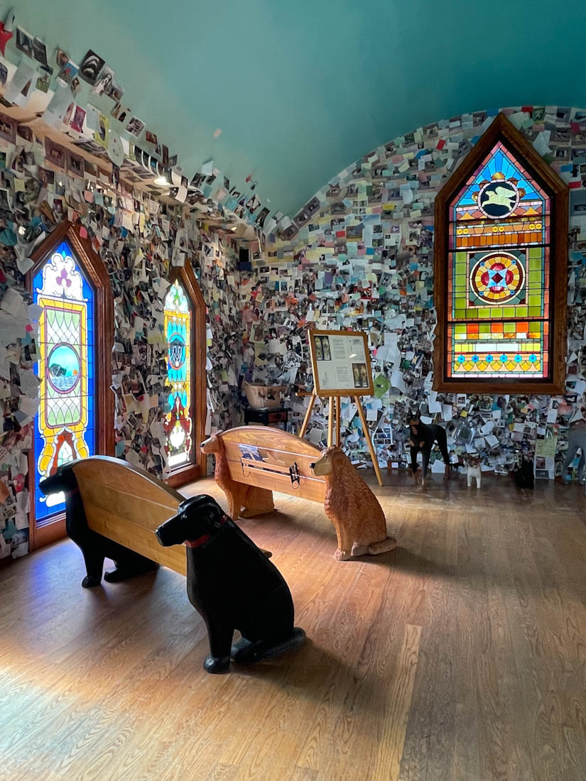 Dog Chapel notes St Johnsbury Vermont