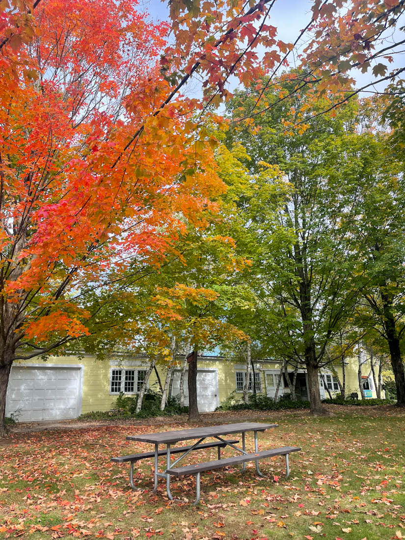 Ethan Allen Homestead Museum and Historic Site Burlington Vermont fall garden