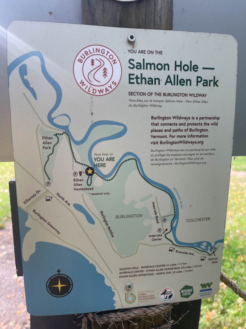 Ethan Allen Homestead Museum and Historic Site Winooski River Burlington Vermont Salmon Hole