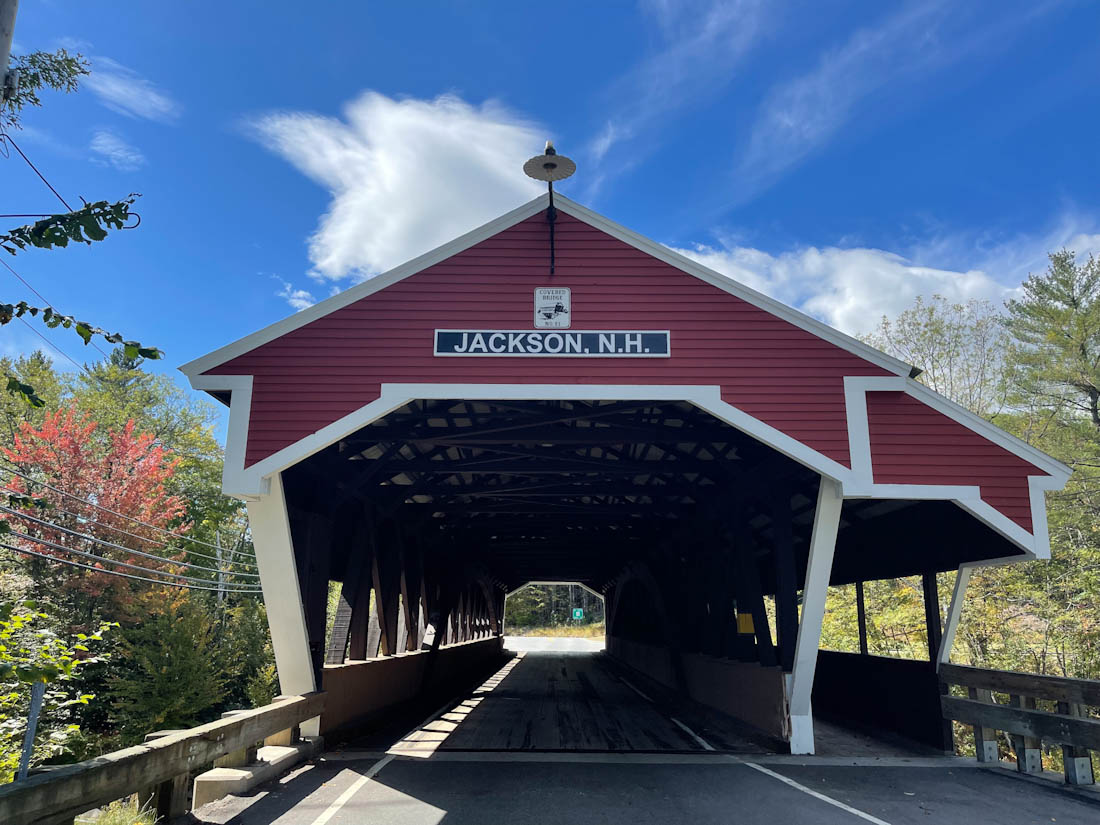 Jackson Covered Bridge in New Hampshire