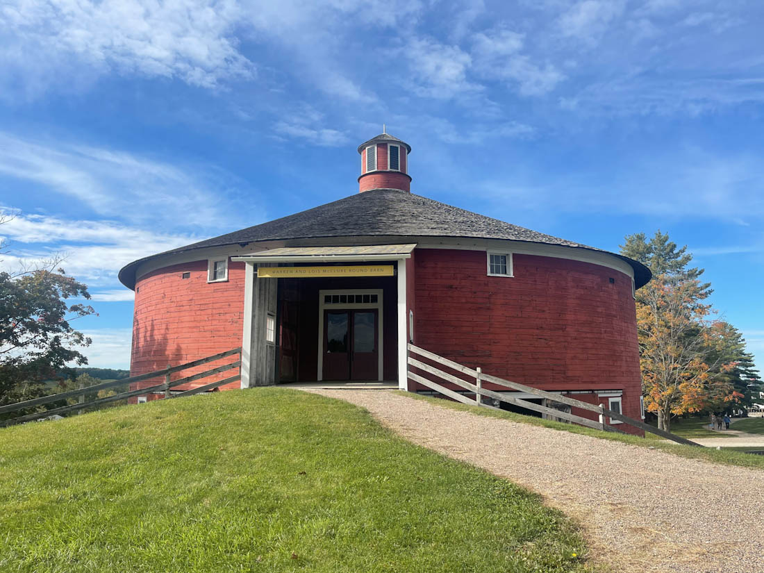 Roundhouse at the Shelburne Museum near Burlington Vermont