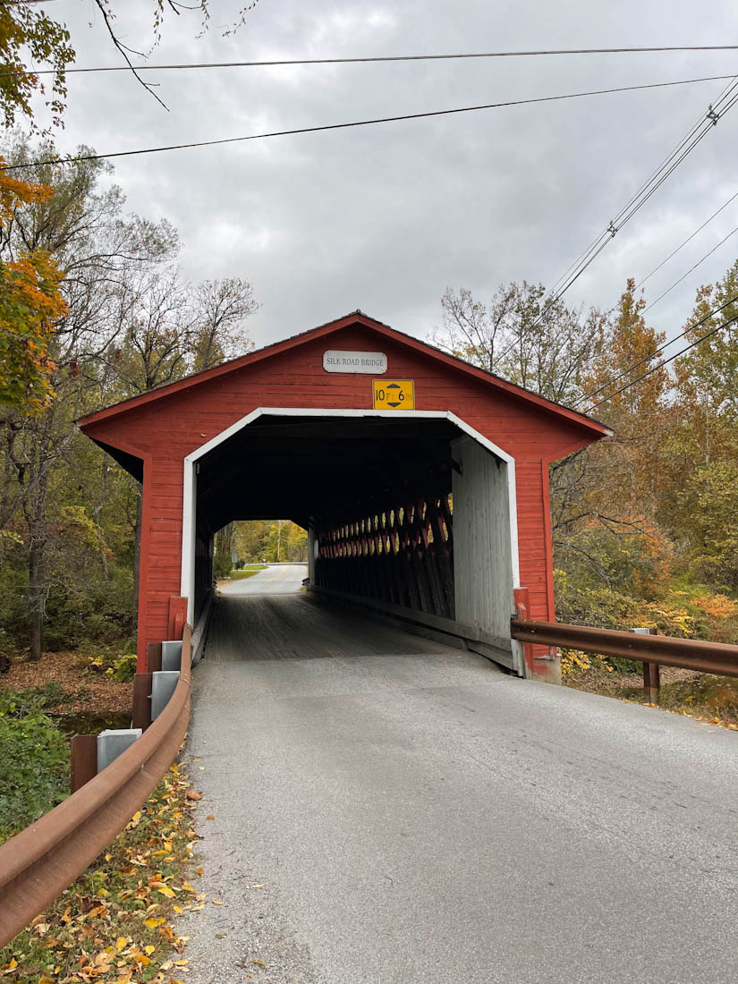 Silk Road Covered Bridge in Bennington Vermont