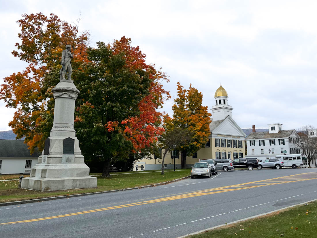 Solider Monument Bennington County Courthouse Manchester Vermont