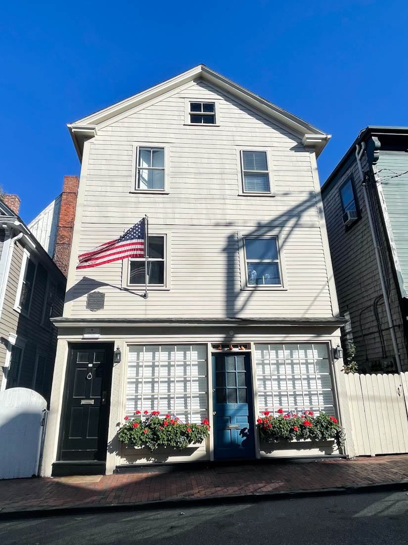 One of the buildings in Spring Street in Newport, RI.