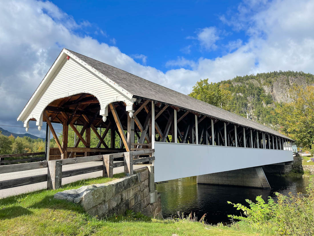 Stark Covered Bridge Androscoggin River New Hampshire