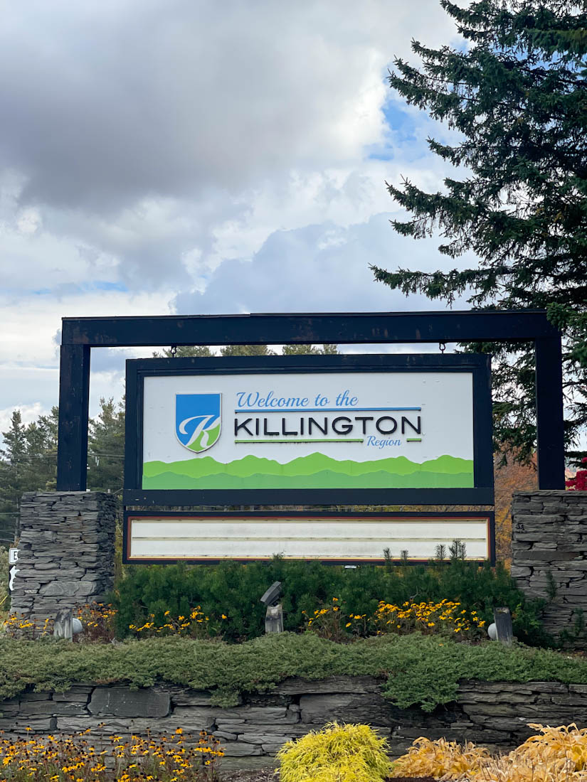 Welcome to Killington sign Vermont