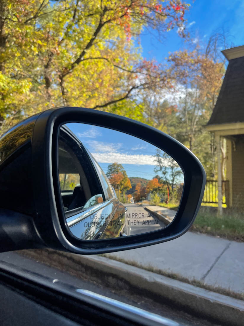 Wing mirror fall Montpelier Vermont