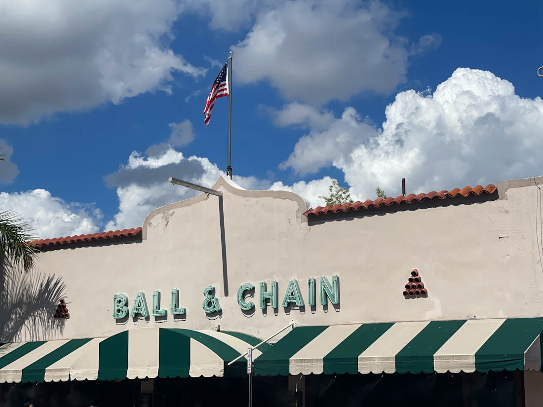 Outside of Ball and Chain Little Havana Miami Florida