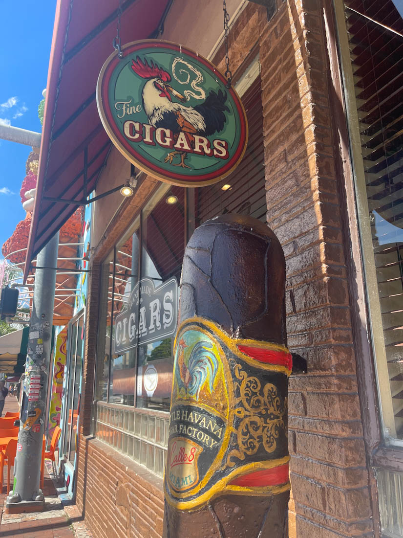 Little Havana Cigar Shop sign Miami