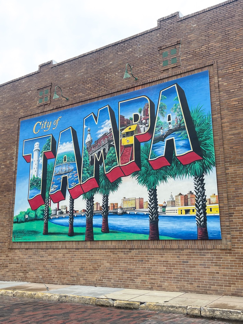 City of Tampa mural Tampa Florida