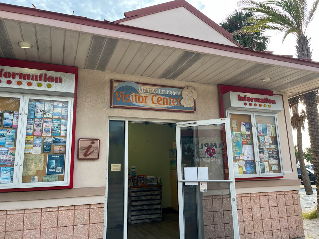 Clearwater Beach visitor Center in Florida