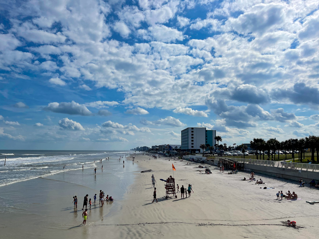 Daytona Beach Florida beach scene