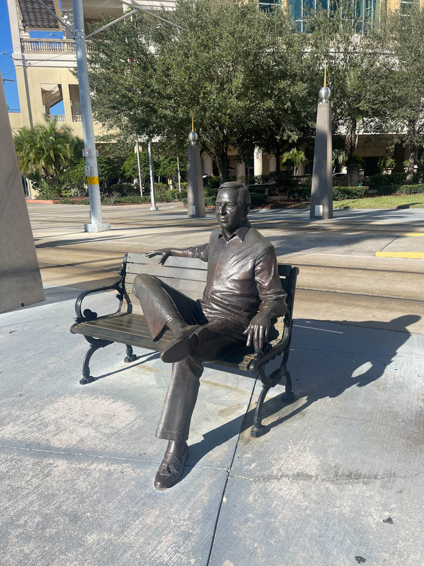 Dick Greco statue Tampa Florida