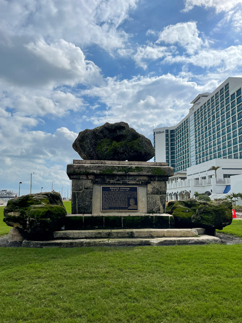 Edward H Armstrong monument in Daytona Beach Florida