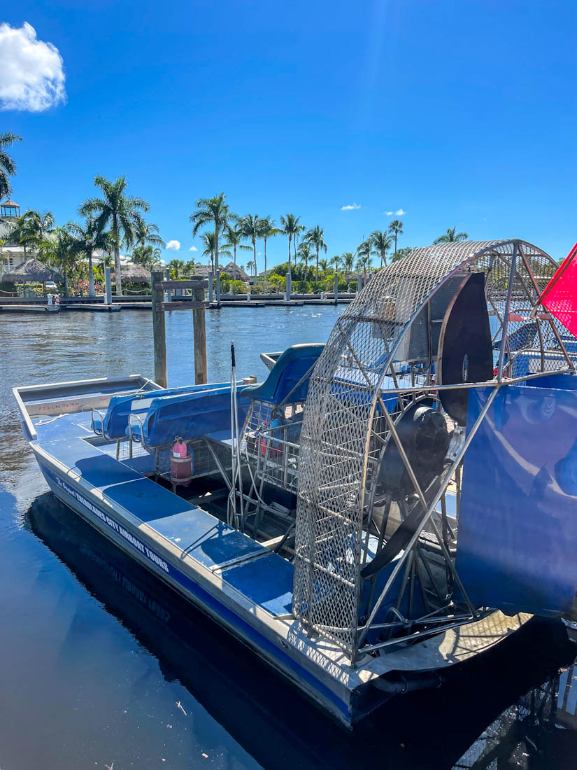 Everglades Airboat Tours on water in Florida