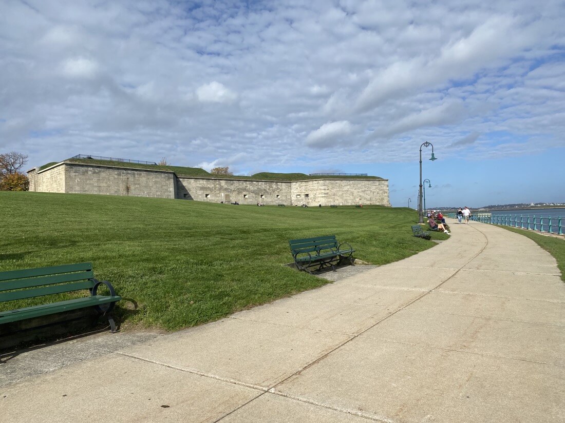 Fort Independence on Castle Island in Boston Massachusetts