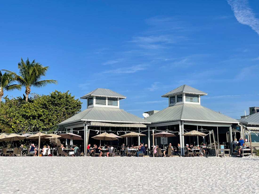 Sandbar restaurant on Anna Maria Island Beach Florida