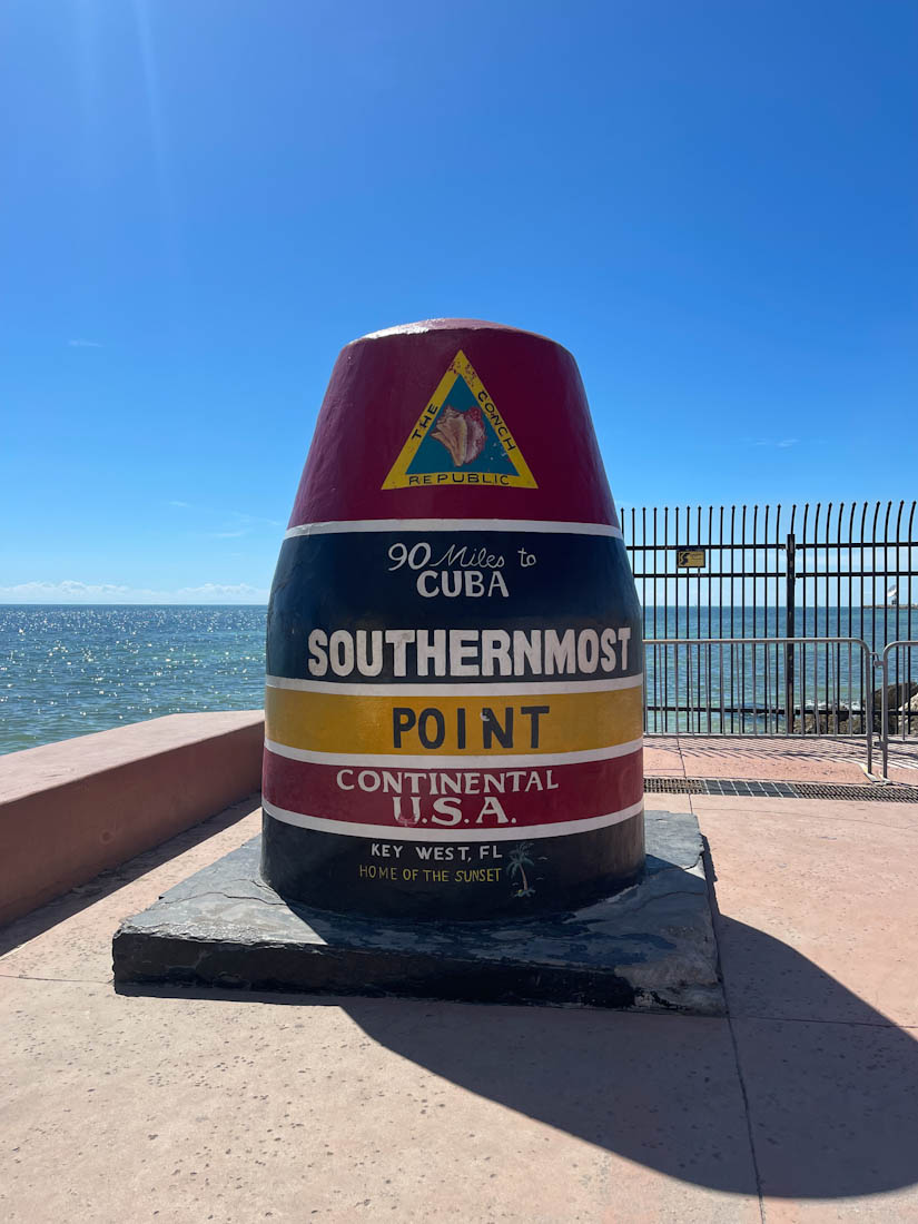 Southern most point continental USA Key West of Florida