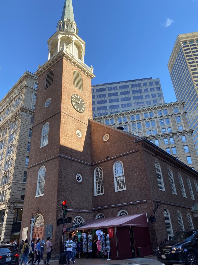 The Old South Meeting House in Boston Massachusetts