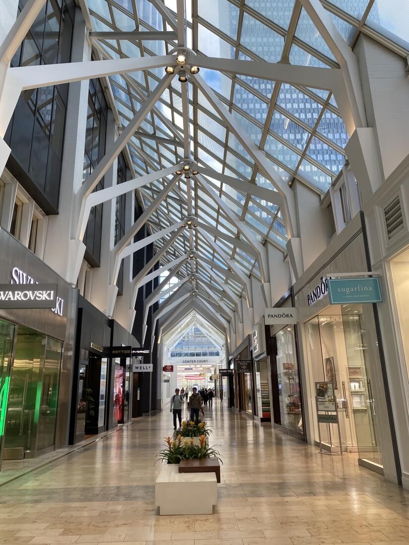 The Prudential Center shopping mall in Boston Massachusetts