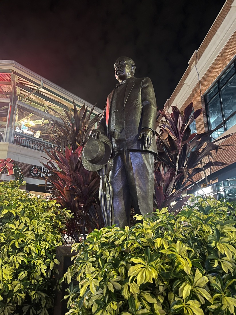 Vicente Martinez statue at Ybor City Tampa Florida
