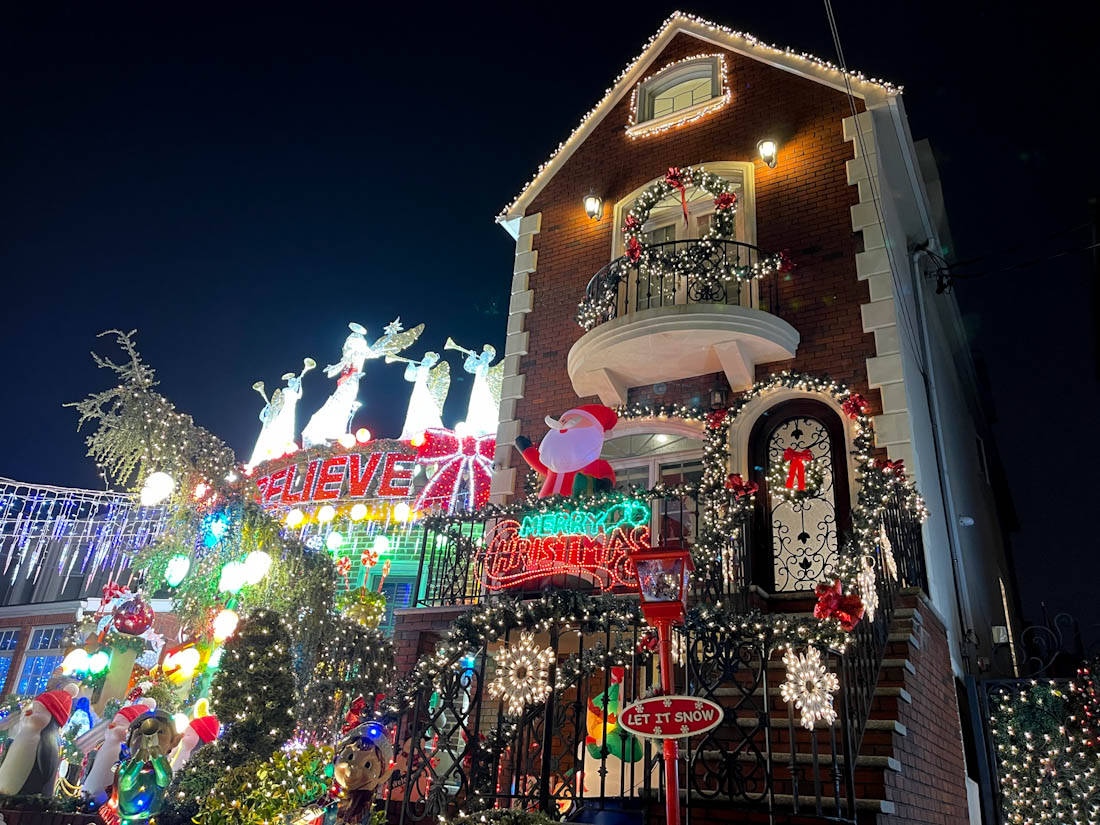 Decorated 1023 83rd st in 83rd Street Dyker Heights NYC New York