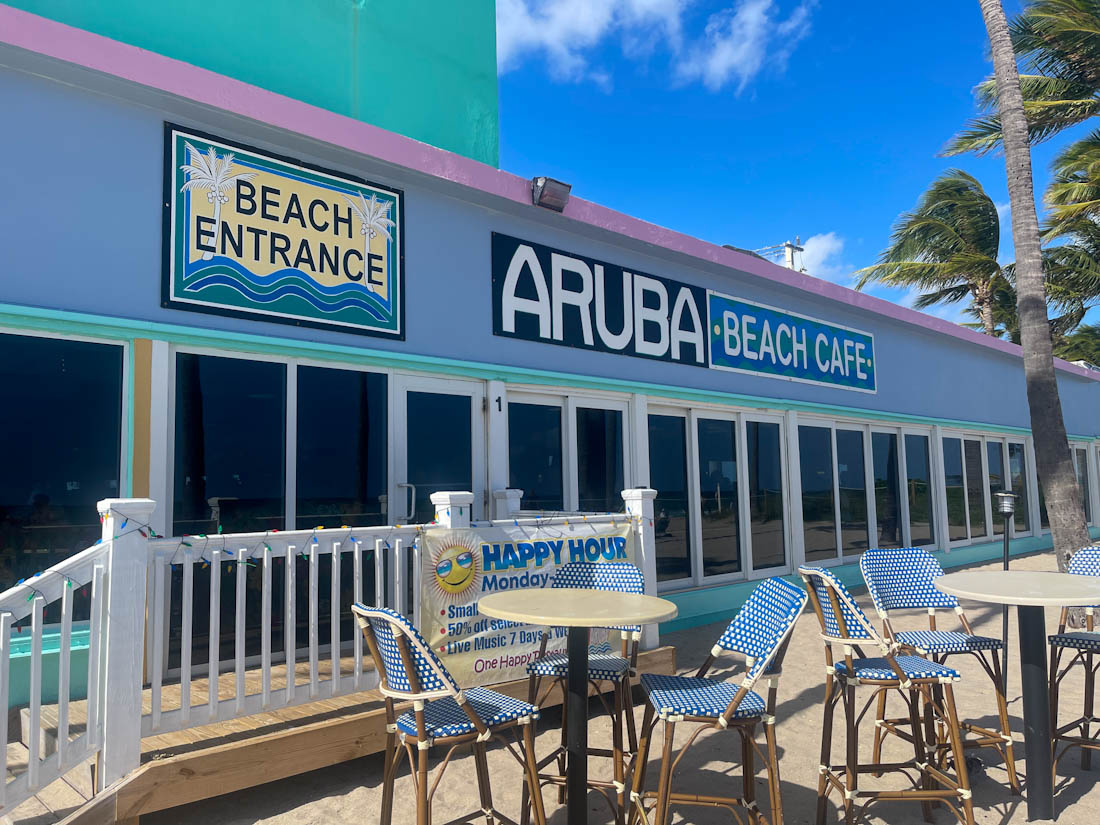 Aruba Beach Cafe chairs Lauderdale By The Sea Florida