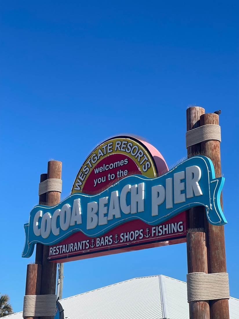 Cocoa Beach sign Florida