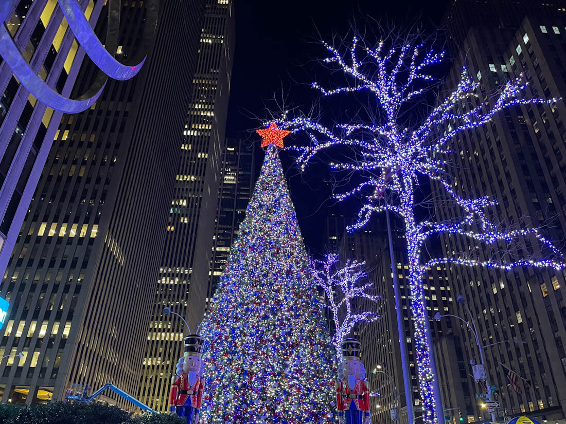 Fox News Christmas tree NYC New York