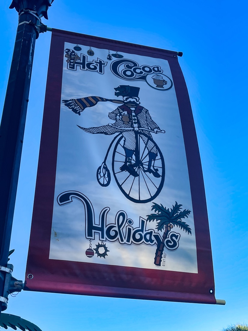 Hot Cocoa Christmas banner Florida