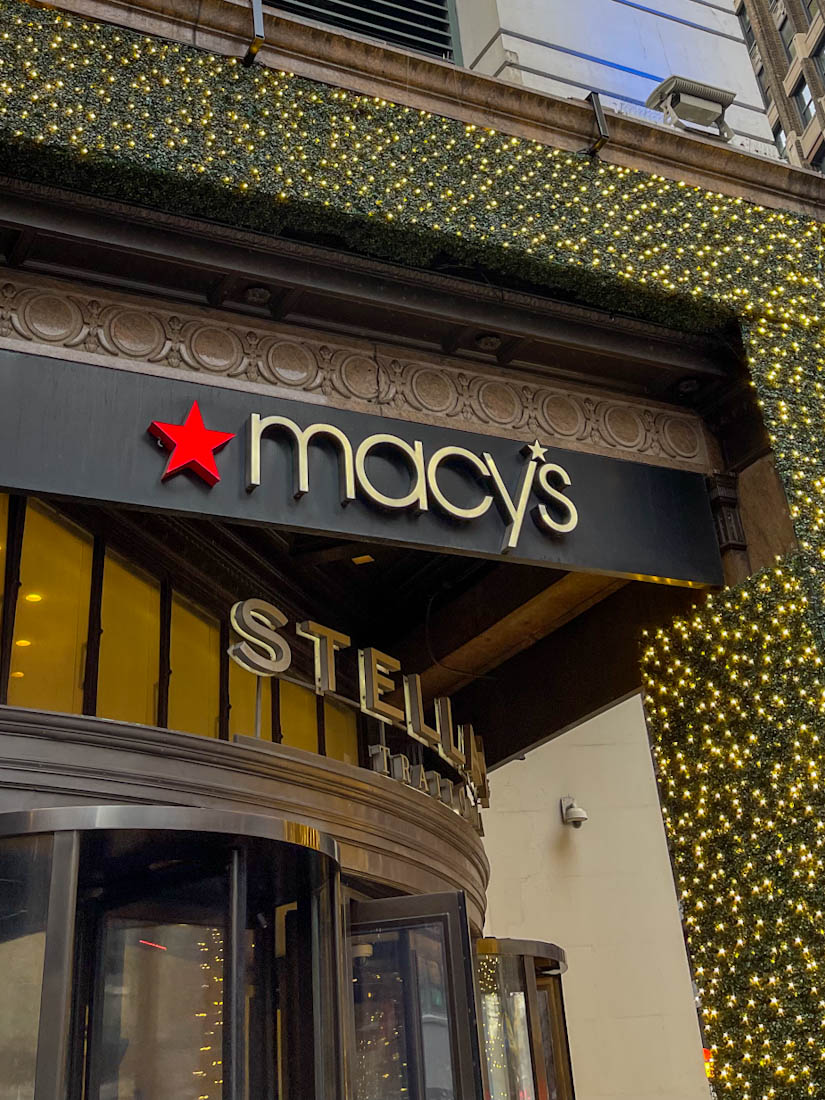 Macy’s store NYC Manhattan New York