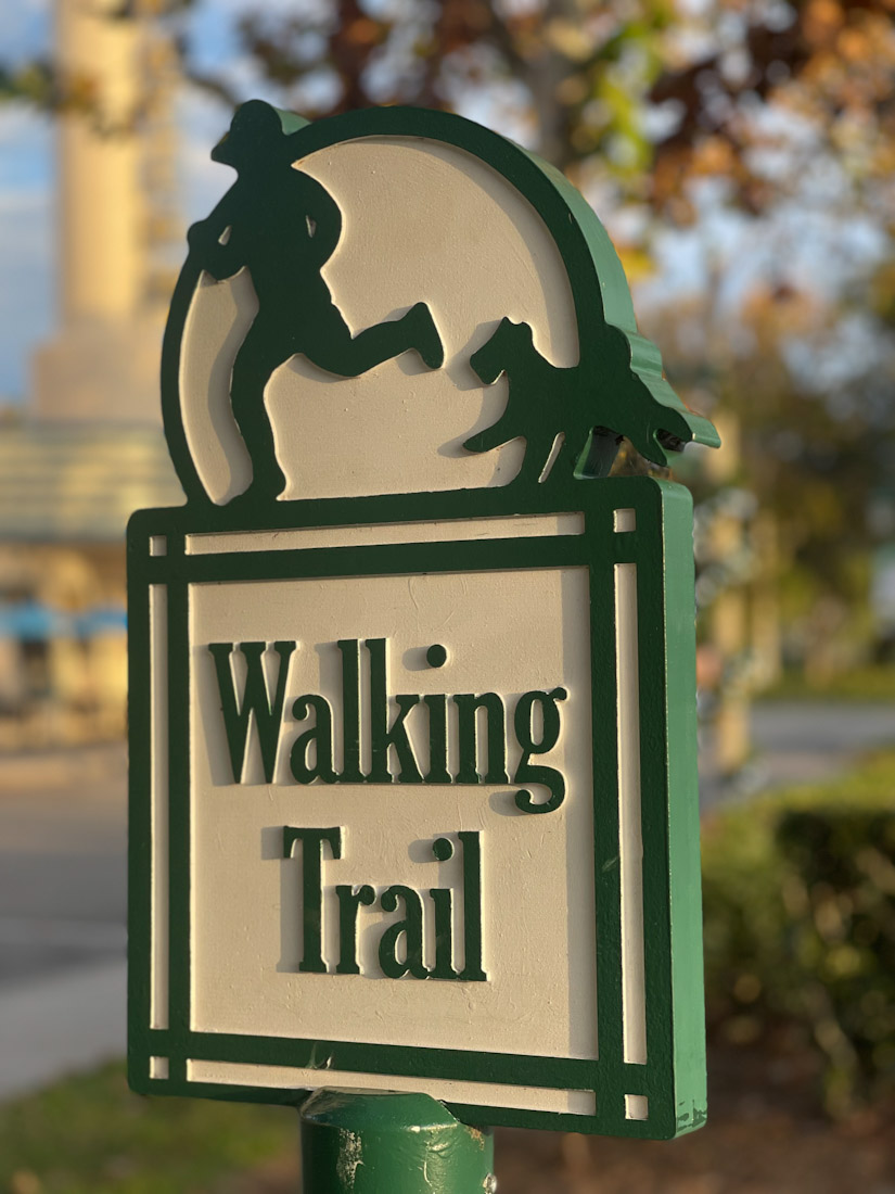 Walking trail Lake Rianhard Celebration Florida