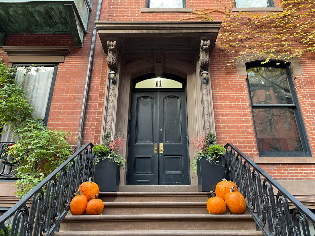 West Village fall door NYC New York