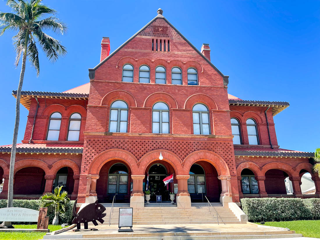 Red brick Customs House Key West Museum of Art & History 