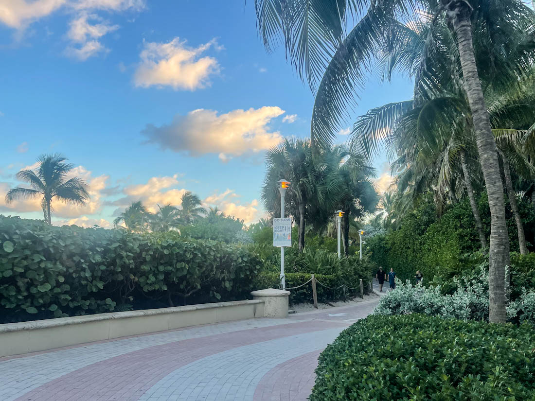 Miami Beach Ocean Walk Florida