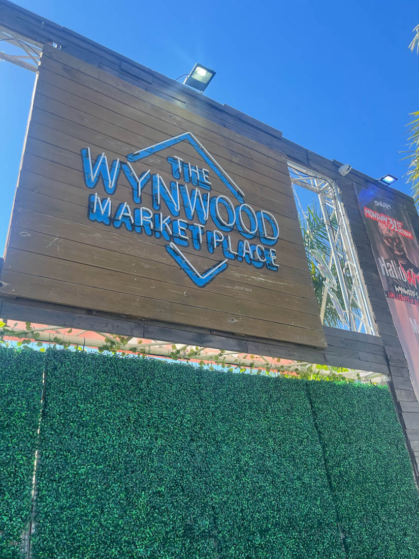 Wynwood Market sign Miami Florida