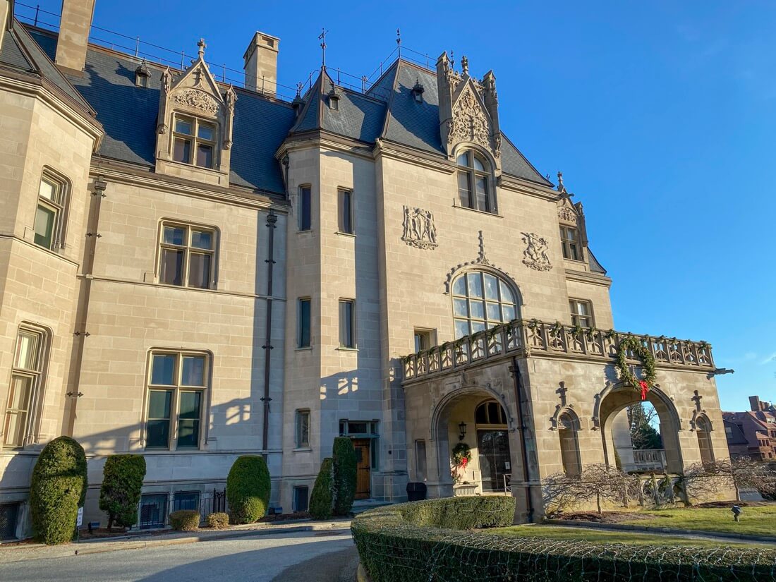 Ochre Court mansion at Salve Regina University in Newport Rhode Island