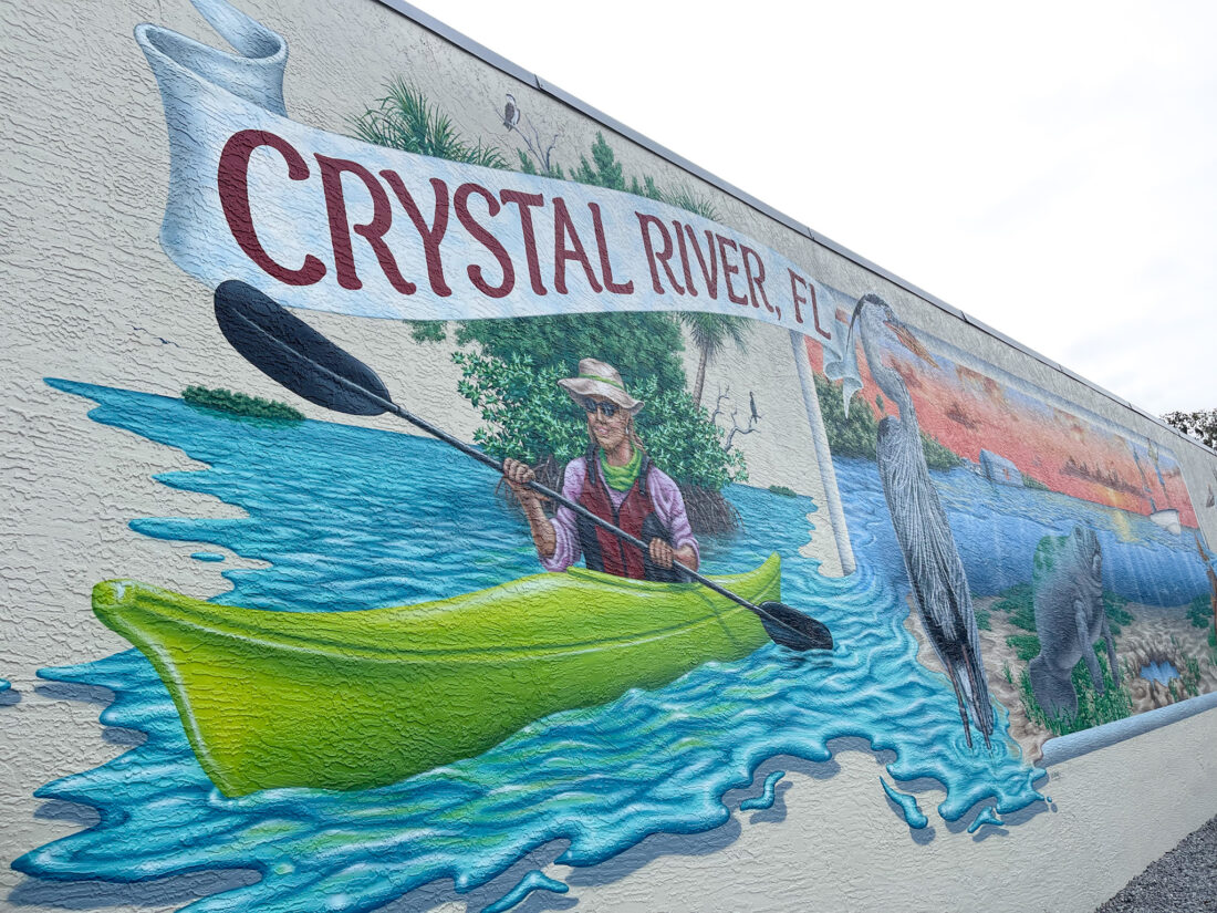 Crystal River Florida mural